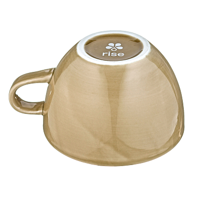 RISE BASE чашка 320 мл. золотисто-коричневая